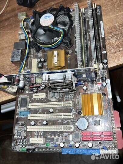 Продам материнскую плату с процессором