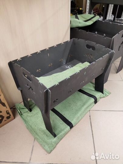 Мангал разборный 500х270х2 мм