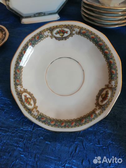 Антикварный чайный сервиз. Ар деко. Лимож