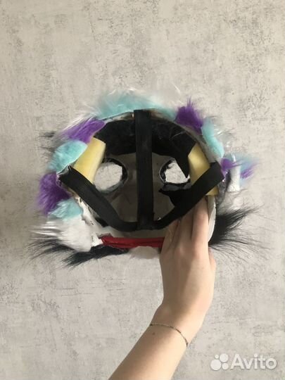 Маска фурри дракончик