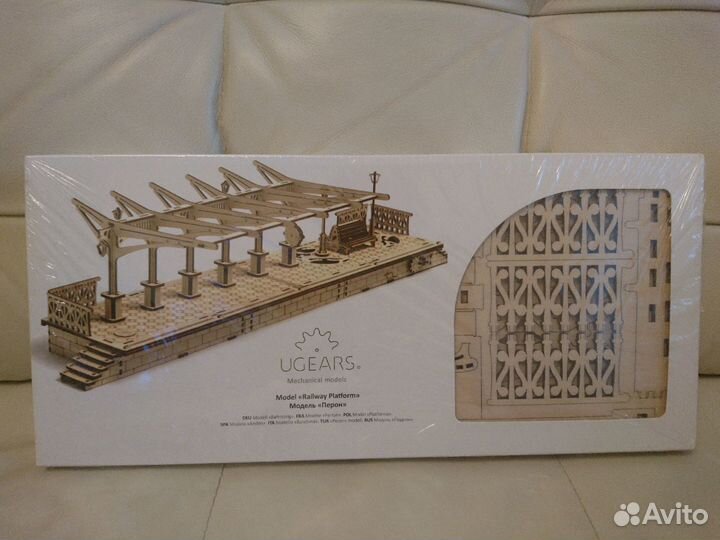 3-D конструктор Ugears: Перрон и переезд, новые