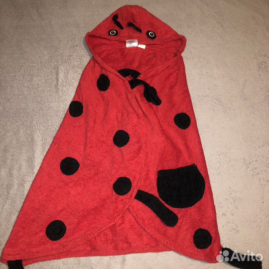 Полотенце-халат для девочки 3-6 лет