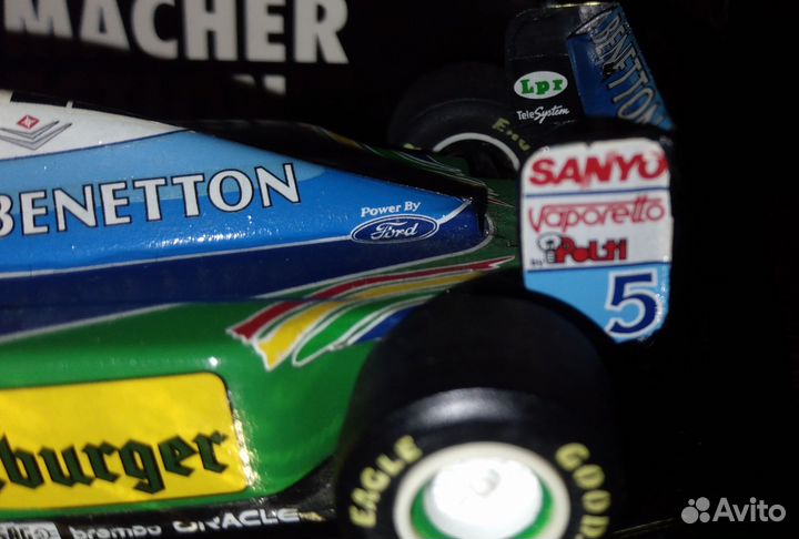 M. Schumacher, Benneton, чемпион 1994. Minichamps