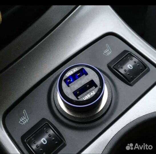 Фирменное автомобильное зарядное Usb Toocki 15.5W