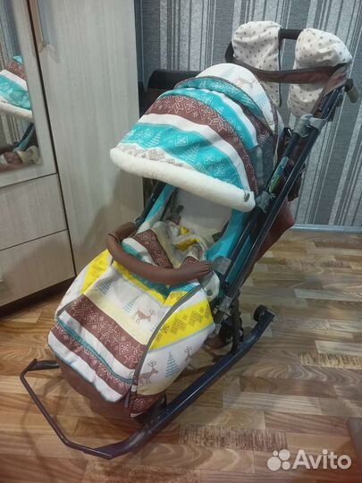 Коляска санки