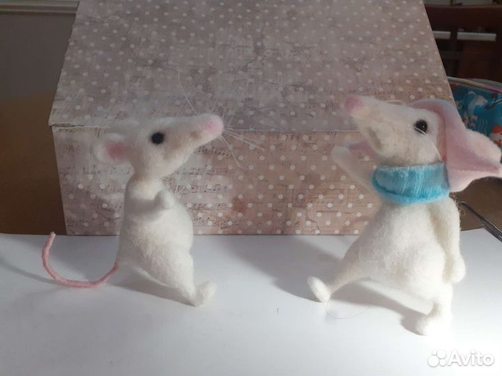 Игрушка Мышь ручная работа