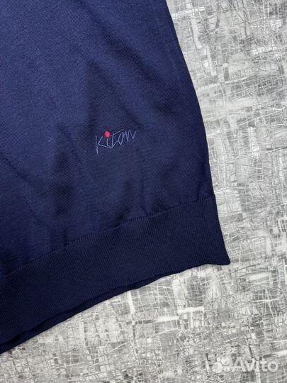 Kiton Napoli мужское поло с коротким рукавом