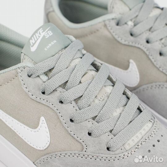 Nike SB Chron Suede Grey White