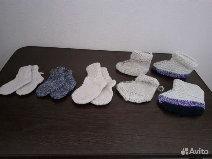Носочки детские ручной вязки