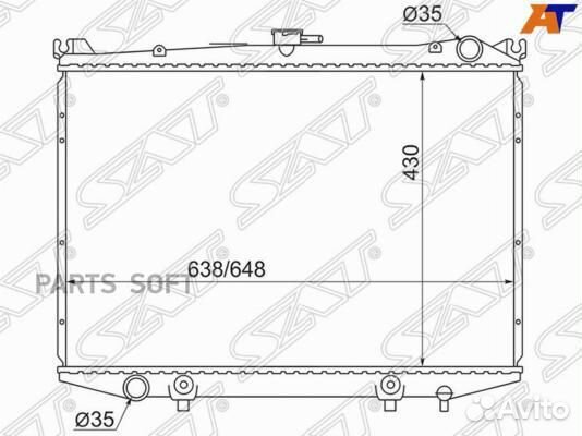 Радиатор охлаждения Ниссан Патфаиндер 95-99