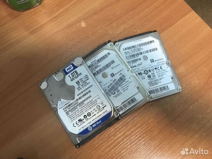 Жесткие диски 2.5 1TB разных фирм для ноутбуков