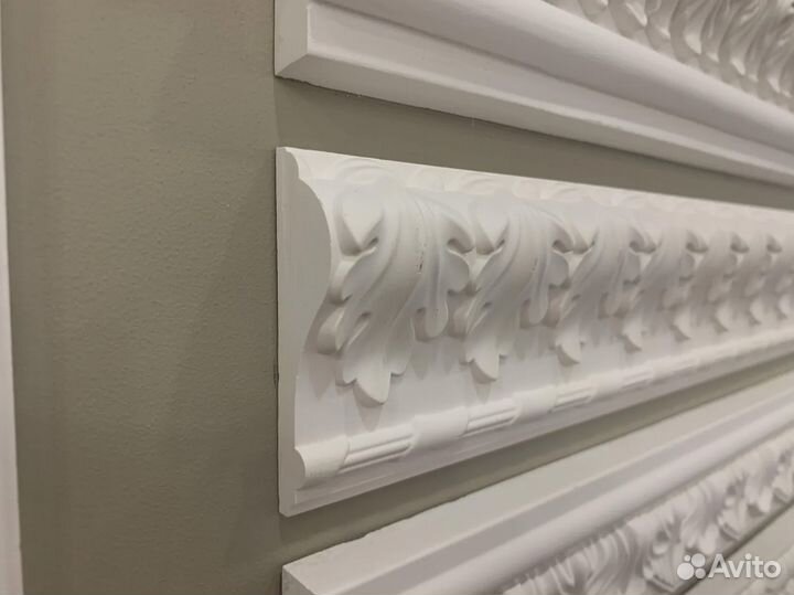 Гипсовые обои Wallcrusta. Лепнина из гипса