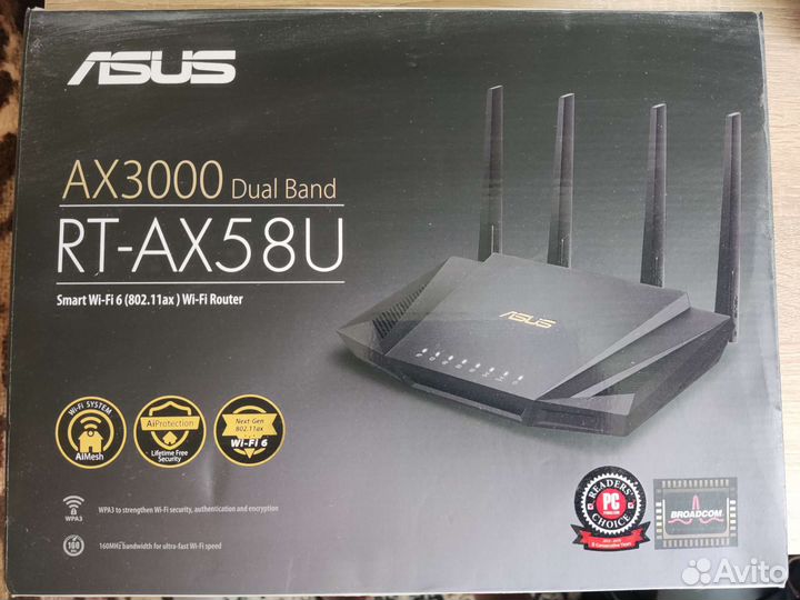 Роутер asus RT-AX58U