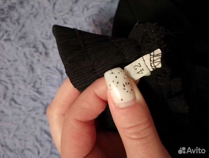 Брюки в рубчик