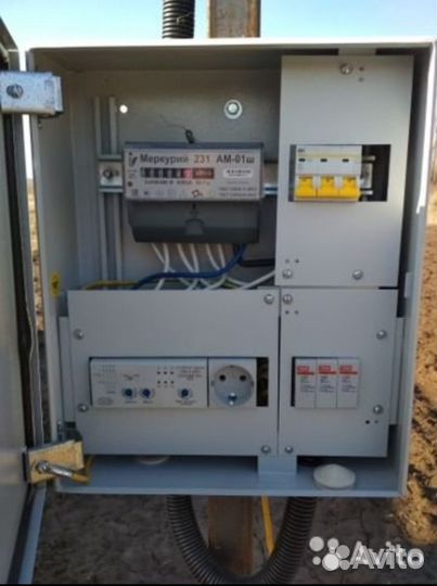 Подключение электричества к участку дому СНТ ГСК