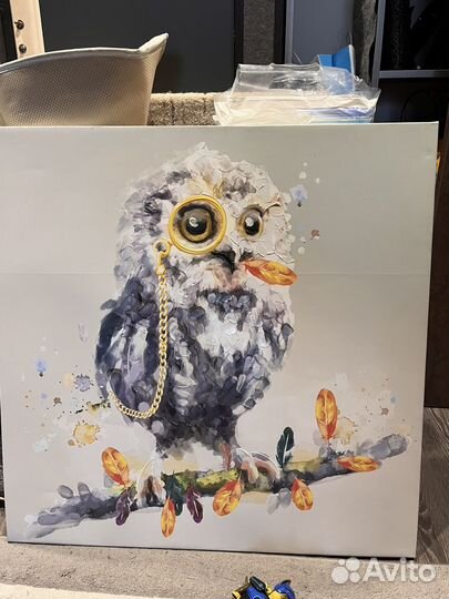 Картина сова