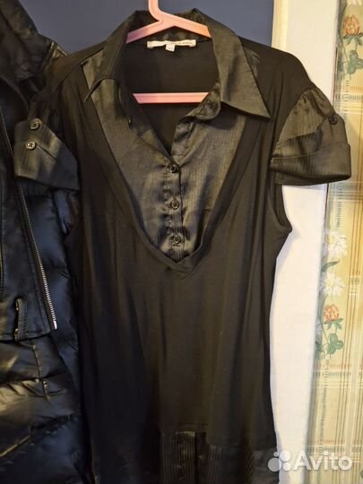 Рубашки чёрные женские цена за обе