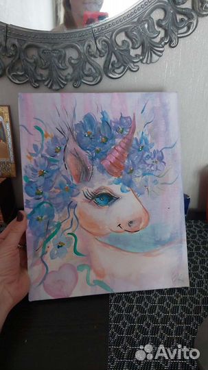 Картина на холсте акрилом