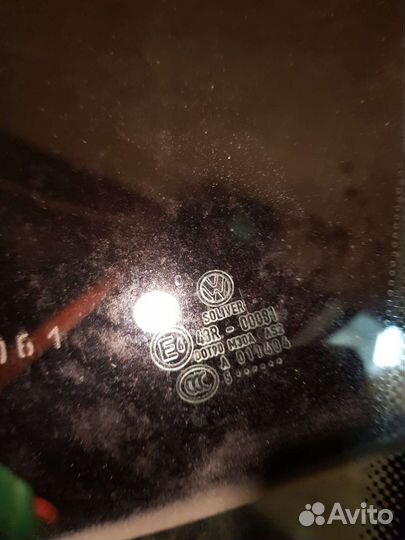 Стекло заднее левое volkswagen passat B6