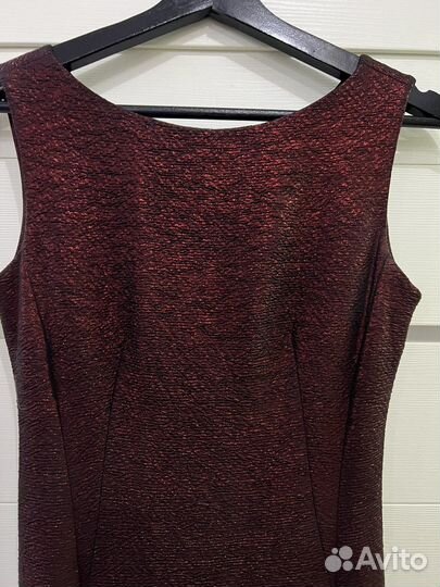 Платье вечернее женское черное красное