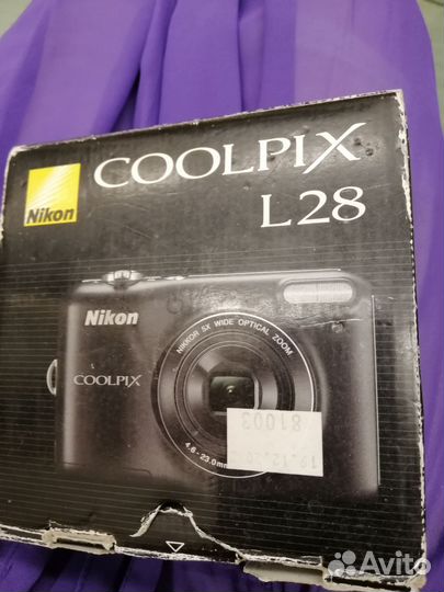 Коробка от фотоаппарата nikon coolpix L28