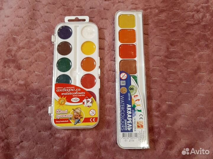 Карандаши, краски, пластилин