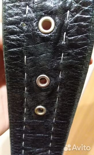 Чёрный пояс нат.кожа