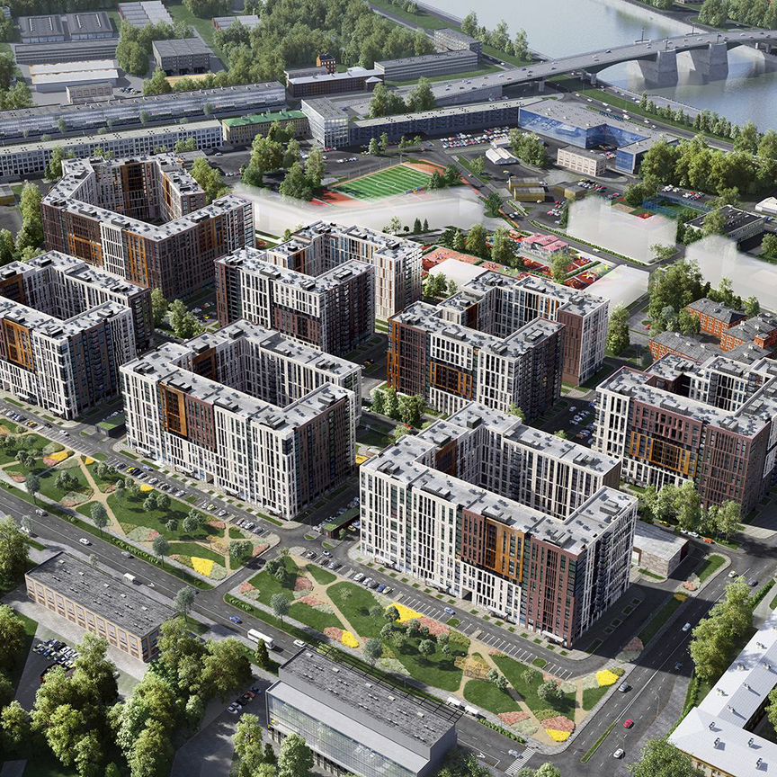 2-к. квартира, 73,8 м², 2/16 эт.