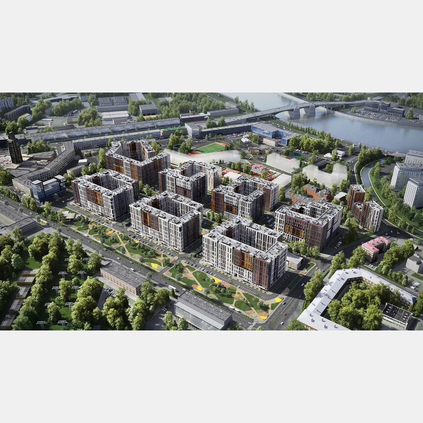 2-к. квартира, 73,8 м², 2/16 эт.