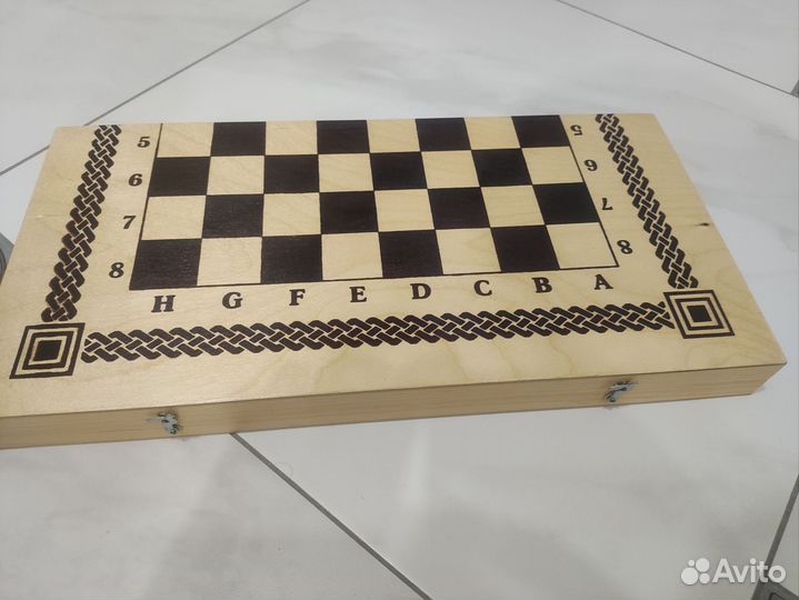 Шашки Нарды Шахматы 3 в 1