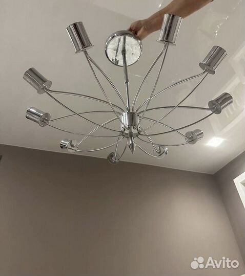 Люстра потолочная подвесная бу