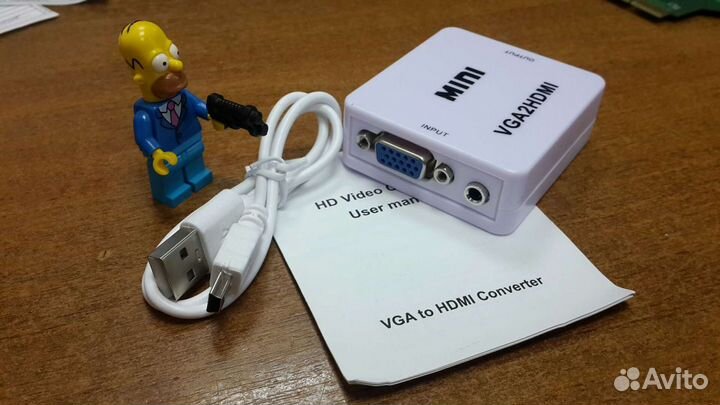 Переходник (адаптер) с hdmi на разъем VGA