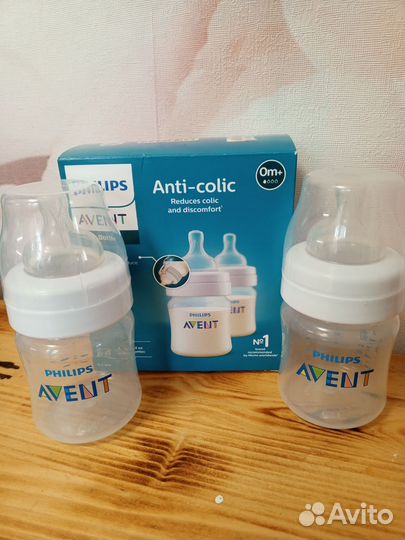 Бутылочки Avent 0+