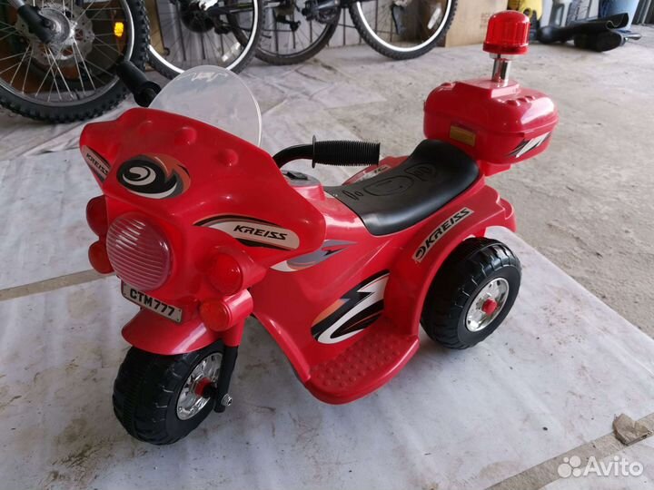 Детский мотоцикл на аккумуляторе бу