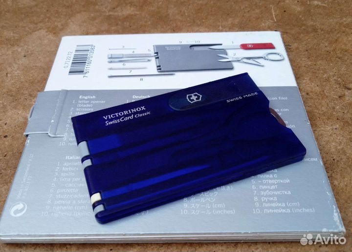 Карточка victorinox