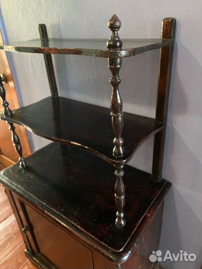 Антикварная тумба этажерка