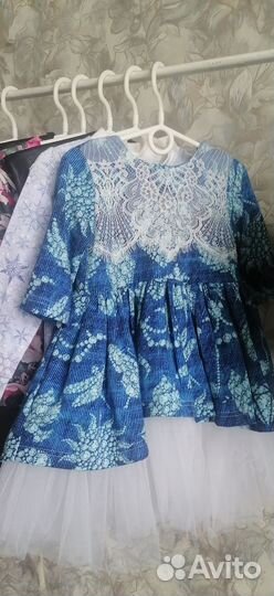 Вещи пакетом для девочки 86 92 98 104 платье штаны