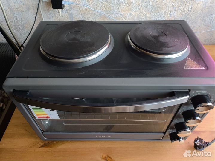 Духовка электрическая настольная с плитой