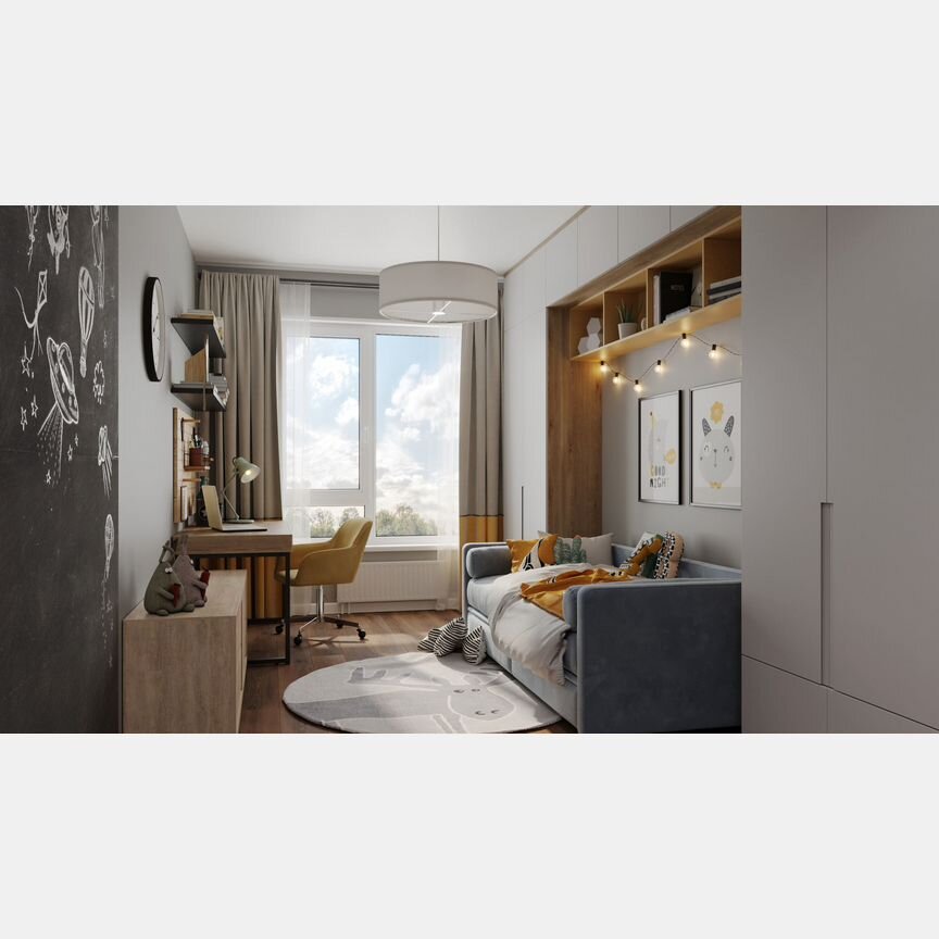 1-к. квартира, 35,6 м², 12/15 эт.