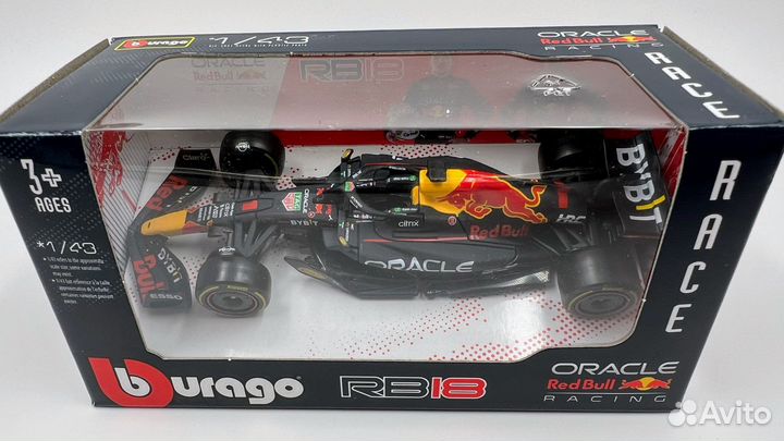 RB18 Max Verstappen #1 RedBull Чемпион мира 2022