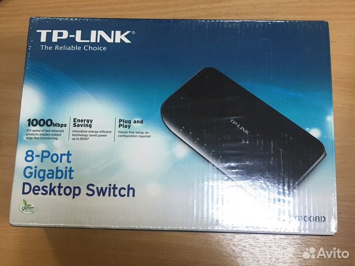 Коммутатор тр-link 8-портов