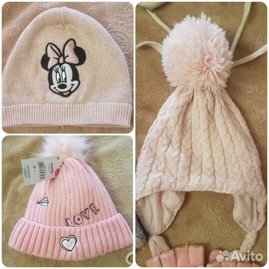 Шапки на девочку / мальчика зима/демисезон
