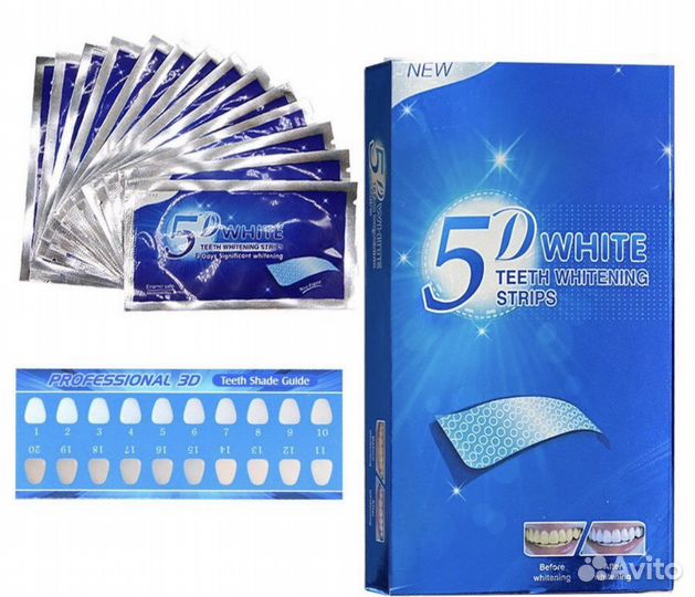 Отбеливающие полоски 5Д