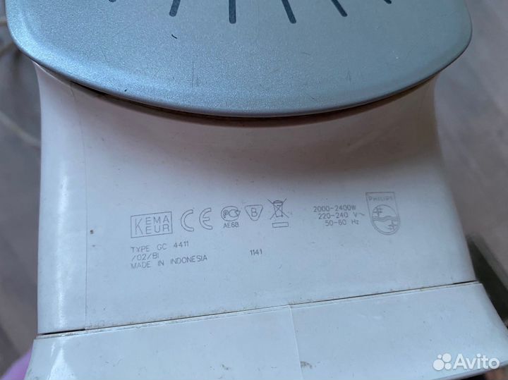 Рабочий утюг philips GC4411 белый