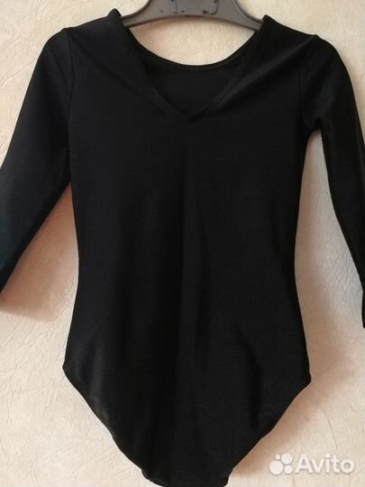 Купальник гимнастический черный