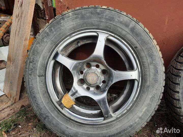 Литье диски r13с резиной бу