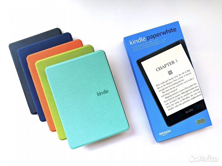 Новая Kindle Paperwhite 5 2021 16GB Green + чехол