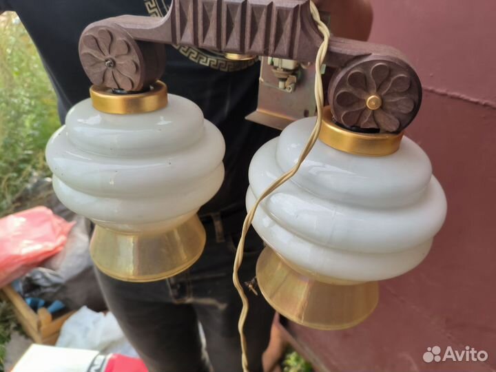 Советский светильник настенный