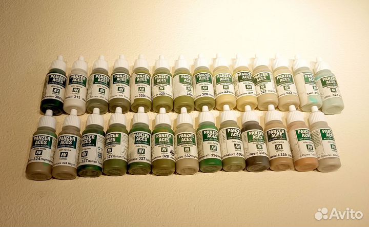 Краски для моделей Vallejo Panzer Aces
