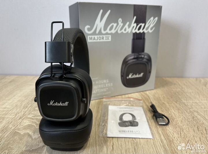 Marshall major 4, беспроводные наушники